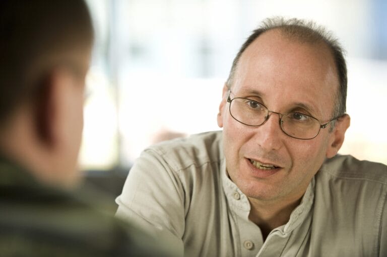 Professor Mike Stratton smiling