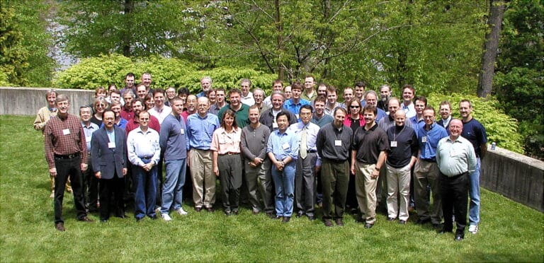 Picture of members of people that were apart of the human genome project