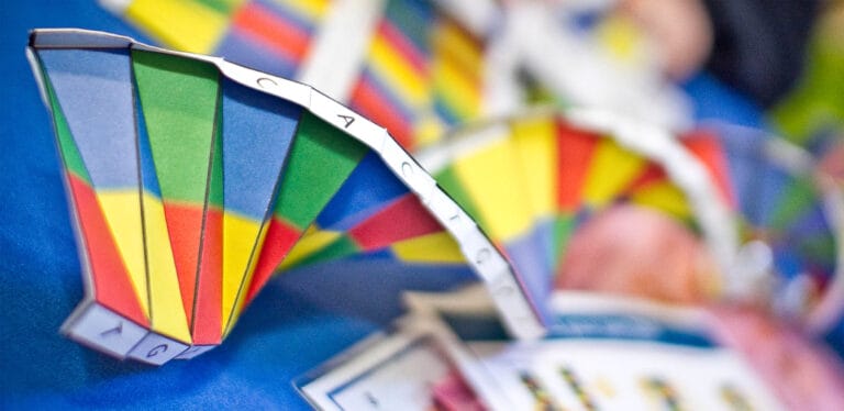 Picture of an origami DNA somebody has created.